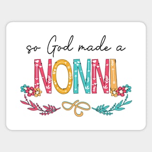 So God Made A Nonni Happy Mother's Day Magnet